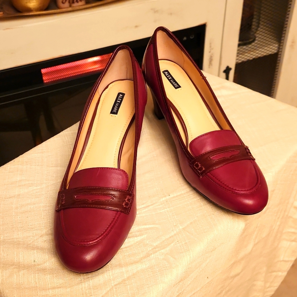 Alex Marie Loafer Heels